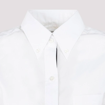 Shop Thom Browne Button-down Cotton Shirt In White