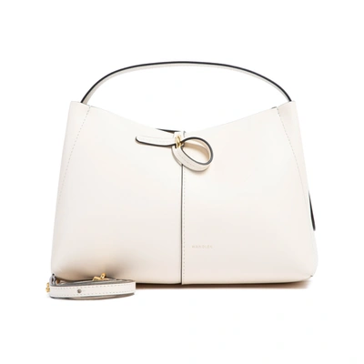 Shop Wandler Ava Tote Mini Bag In White