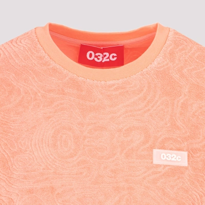 Shop 032c Cotton T-shirt Tshirt In Pink &amp; Purple