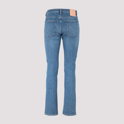 Shop Acne Studios Max Mid Blue Jeans