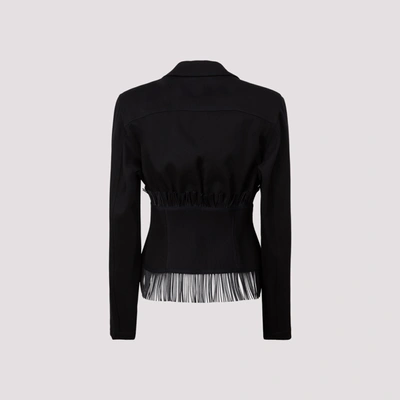 Shop Alaïa Alaia  Gabardine Jacket In Black