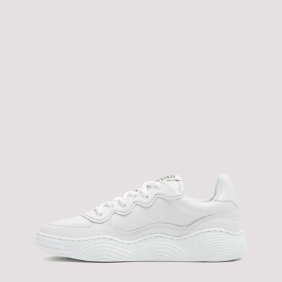Shop Alaïa Alaia  Basket Sneakers Shoes In White
