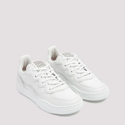 Shop Alaïa Alaia  Basket Sneakers Shoes In White