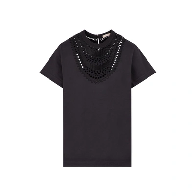 Shop Alaïa Alaia  Cotton T-shirt Tshirt In Black