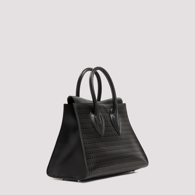 Shop Alaïa Alaia  Black Leather Tote Bag