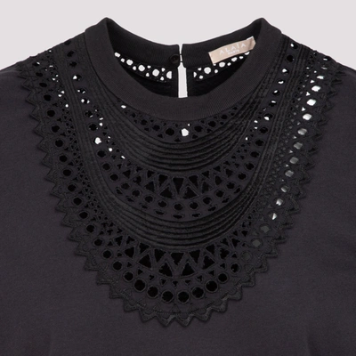 Shop Alaïa Alaia  Cotton T-shirt Tshirt In Black