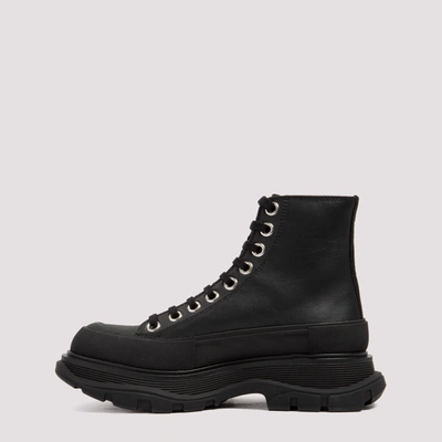 Shop Alexander Mcqueen Lace-up Boots Shoes In Black