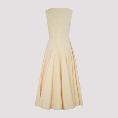 Shop Alexander Mcqueen Pieced Asymmetric Dress In Yellow &amp; Orange