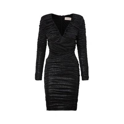 Shop Alexandre Vauthier V Dress In Black