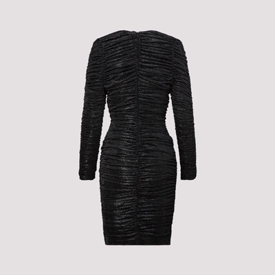 Shop Alexandre Vauthier V Dress In Black