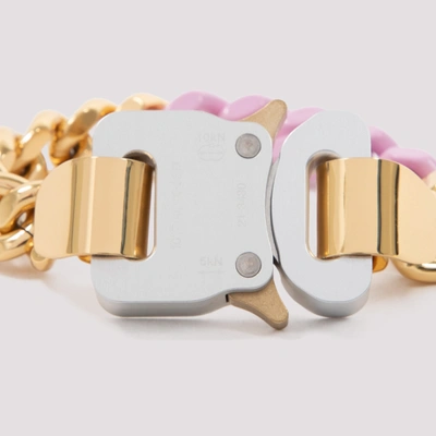 Shop Alyx 1017  9sm  Colored Links Buckle Bracelet Jewellery In Metallic