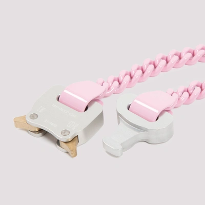 Shop Alyx 1017  9sm  Pink Chainlink Buckle Bracelet Jewellery In Pink &amp; Purple