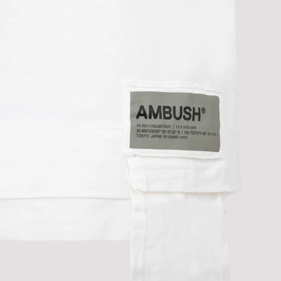 Shop Ambush Waist Pocket Jersey T-shirt Tshirt In White