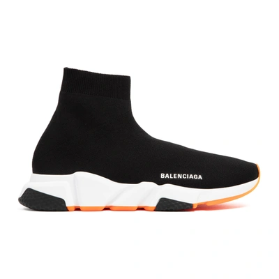 Shop Balenciaga Speed Sneakers Shoes In Black