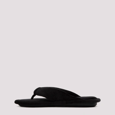 Shop Balenciaga Soft Tong Sandals Shoes In Black