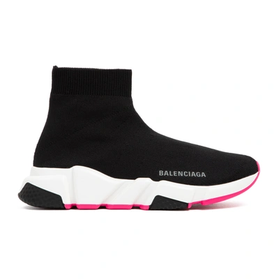 Shop Balenciaga Speed Sneakers Shoes In Black