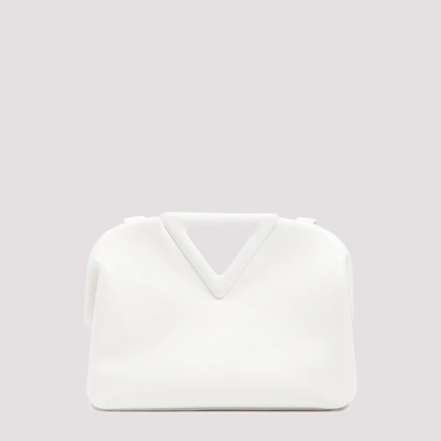 Shop Bottega Veneta The Point Bag In White