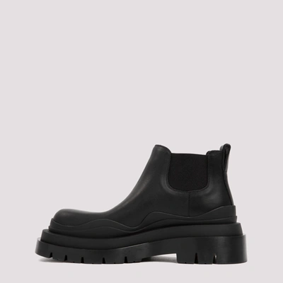 Shop Bottega Veneta The Tire Boots Shoes In Black