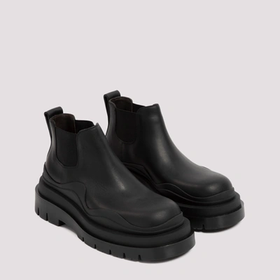 Bottega Veneta The Tire Ankle Boots In Black