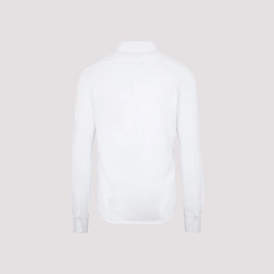 Shop Brunello Cucinelli Cotton Classic Shirt In White