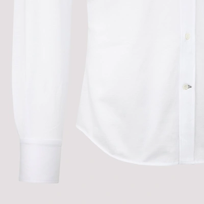 Shop Brunello Cucinelli Cotton Classic Shirt In White