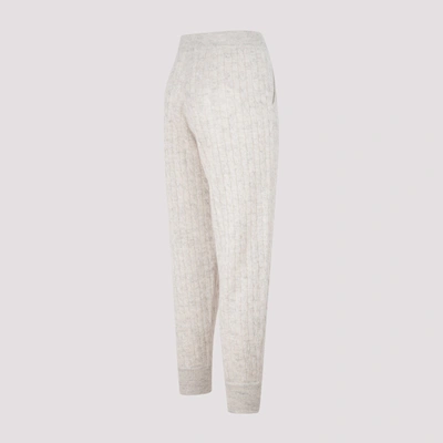 Shop Brunello Cucinelli Jogging Pants In Nude &amp; Neutrals