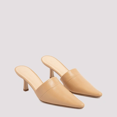 Shop By Far Cynthia Mules Shoes In Nude &amp; Neutrals