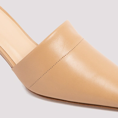 Shop By Far Cynthia Mules Shoes In Nude &amp; Neutrals