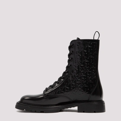 Shop Dior Homme  Explorer Boots Shoes In Black