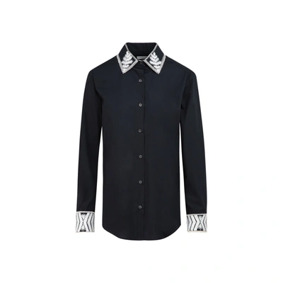 Shop Dries Van Noten Clavelly Shirt In Black