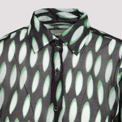Shop Dries Van Noten Clavelly Shirt In Green