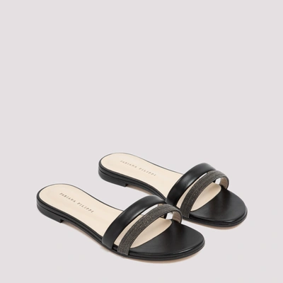 Shop Fabiana Filippi Slides Shoes In Black