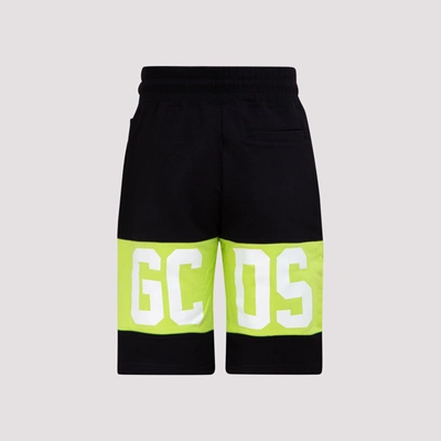 Shop Gcds Band Logo Shorts In Green