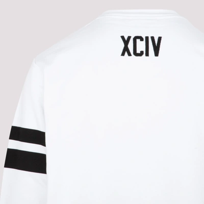 Shop Gcds Logo Crewneck Sweatshirt In White