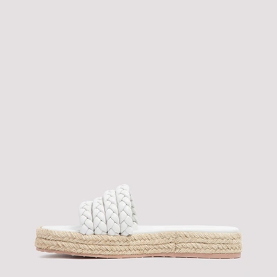 Shop Gianvito Rossi Marbella Espadrille Sandals Shoes In White
