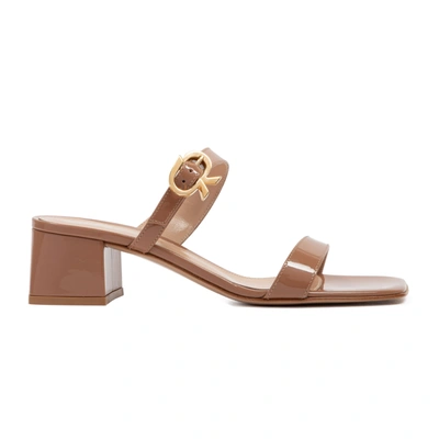 Shop Gianvito Rossi Sandals Shoes In Nude &amp; Neutrals