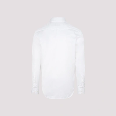 Shop Giorgio Armani Cotton Shirt In White