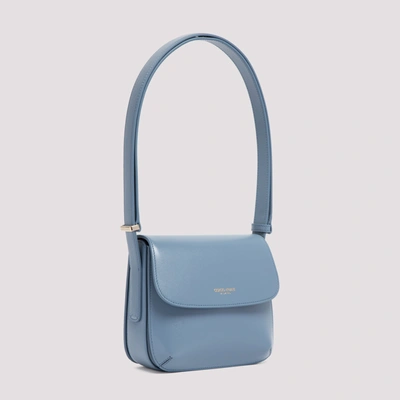 Shop Giorgio Armani La Prima Small Shoulder Bag In Blue