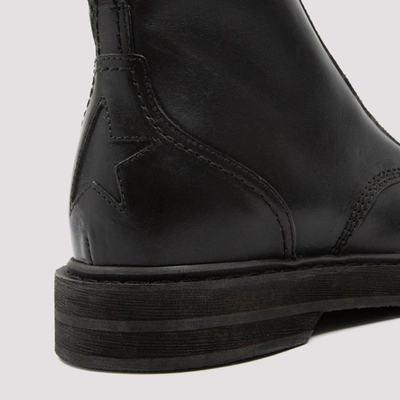 Shop Golden Goose Black Ele Biker Boots Shoes