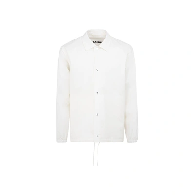 Shop Jil Sander Outdoor Parka Coat In White