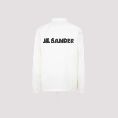 Shop Jil Sander Outdoor Parka Coat In White