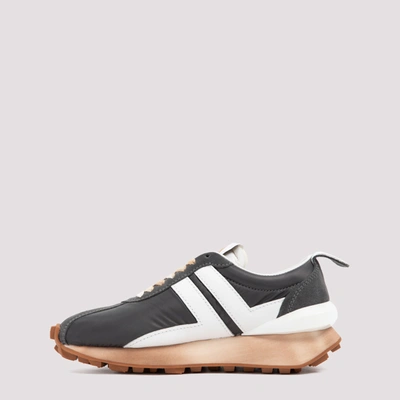 Shop Lanvin Running Sneakers Shoes In Grey