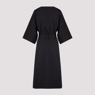 Shop Lemaire Vareuse Dress In Black