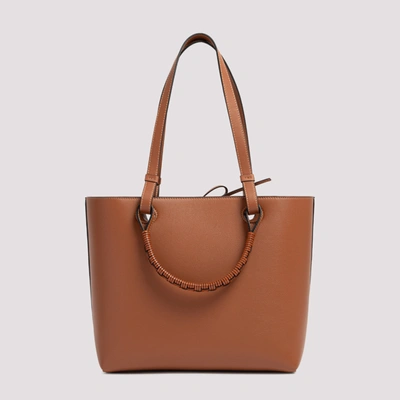 Shop Loewe Anagram Tote  Small Bag In Brown
