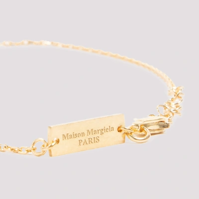 Shop Maison Margiela Necklace Jewellery In Metallic