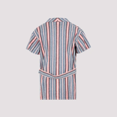 Shop Maison Margiela Striped Shirt In Multicolour