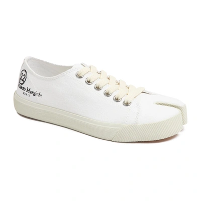 Shop Maison Margiela Tabi Sneakers Shoes In White