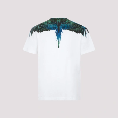 Shop Marcelo Burlon County Of Milan Marcelo Burlon  Wings T-shirt Tshirt In Blue