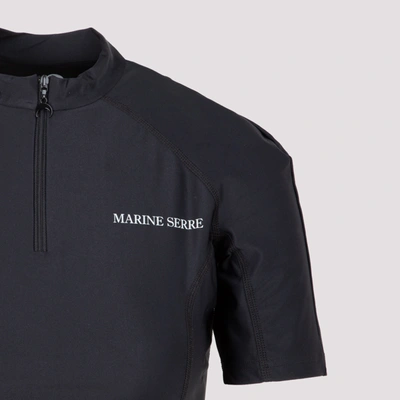 Shop Marine Serre Optic Moon Sea Skin Training Topng Top Tops In Black