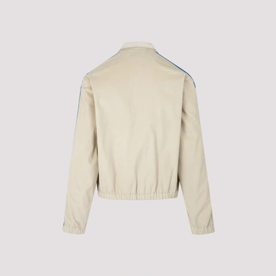 Shop Marni Corduroy Cotton Jacket In Nude &amp; Neutrals